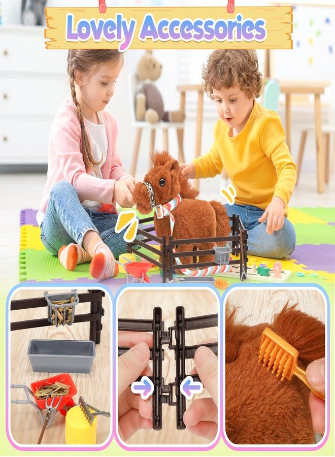 Tagitary Plush Horse Toys for Kids,Electronic Interactive Plush Toys with Leash That Making Sounds,Walking,and Wagging Tail,Stuffed Horse Realistic Pet for Boys Girls - Image 5